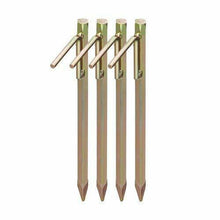 Carica l'immagine nel visualizzatore di Gallery, Relaxdays Set da 4 Picchetti XL, Duri, 30,5 cm, per Tende, Piantare nel...