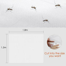 Carica l'immagine nel visualizzatore di Gallery, MYCARBON 2 Pcs Zanzariera Finestra per 150*180cm Bianco