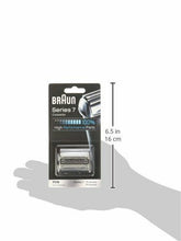 Carica l&#39;immagine nel visualizzatore di Gallery, Braun 70S Testina di Ricambio, Compatibile con i Rasoi della Serie 7, Argento