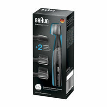 Carica l'immagine nel visualizzatore di Gallery, Rifinitore elettrico per barba con 2 livelli di taglio BRAUN PT 5010 + 2 pettini
