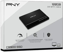 Carica l&#39;immagine nel visualizzatore di Gallery, Pny Cs900, SSD 120GB, 2,5” SATA III 6 Gb/s 120GB