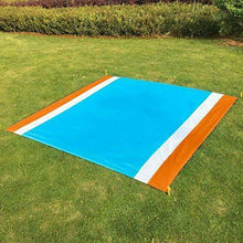 Carica l&#39;immagine nel visualizzatore di Gallery, YZCX Coperta da Picnic Spiaggia Extra Grande 210x200cm Arancione-200x250cm