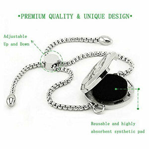 Jaoyu - Bracciale rigido da donna con diffusore di oli Cloud jewelry