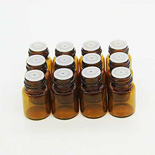 Carica l'immagine nel visualizzatore di Gallery, Yizhao Essential Oil 1ml Amber Sample Glass Bottle, Samll marrone