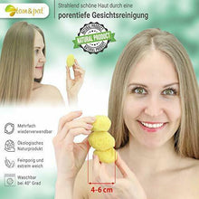 Carica l'immagine nel visualizzatore di Gallery, Spugna per cosmetica del mar Mediterraneo – Set di 3 in un sacchetto iuta...