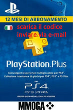 Carica l&#39;immagine nel visualizzatore di Gallery, PLAYSTATION PLUS Abbonamento 12 Mesi 365 GIORNI 1 anno PSN PS4 PS3 PS Vita - IT