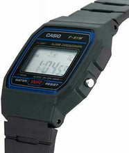 Carica l'immagine nel visualizzatore di Gallery, Orologio digitale Casio F-91W-1YER con cinturino in resina, Quadrante illuminato
