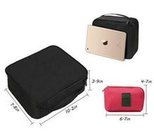 Carica l&#39;immagine nel visualizzatore di Gallery, DIMJ Porta Trucchi da Viaggio, Borsa Trucco Professionale Beauty Case Nero