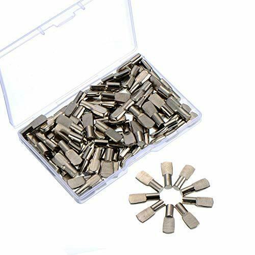 5 mm Perni di Supporto Acciaio con Scatola Stoccaggio, Piatto...