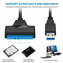 Carica l'immagine nel visualizzatore di Gallery, Adattatore USB 3.0 a SATA, Cavo Convertitore SSD/HDD da 2.5 Pollici