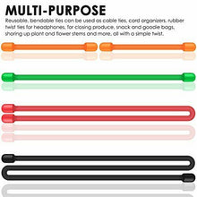 Carica l'immagine nel visualizzatore di Gallery, Senhai 24 Coppie in Twist, Cinghie Silicone 18"12" 3"&amp; 6" Cuffie Gomma...