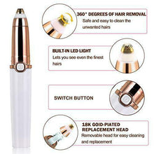 Carica l&#39;immagine nel visualizzatore di Gallery, Epilatore Sopracciglia Donna, Eyebrow Trimmer, Flawless Indolore Brows...