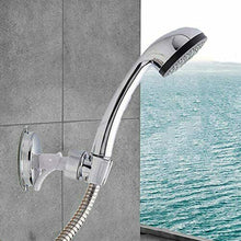 Carica l'immagine nel visualizzatore di Gallery, Supporto in ABS con ventosa per soffione doccia, Accessorio mobile cromato bagno