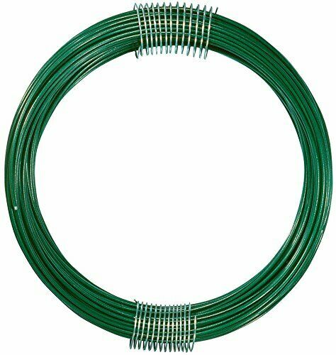 Sunflower FLOR78560 Filo di Ferro, Plastificato, 2 mm x 25 mt, Verde,...
