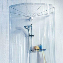 Carica l&#39;immagine nel visualizzatore di Gallery, Spirella Ombrella Clear 1004436 Telaio a Ombrello per Doccia, con Tenda...