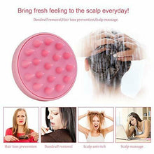 Carica l'immagine nel visualizzatore di Gallery, Clean Spazzola Morbido Massaggio Del Cuoio Capelluto Pettine Dei Capelli Rosa
