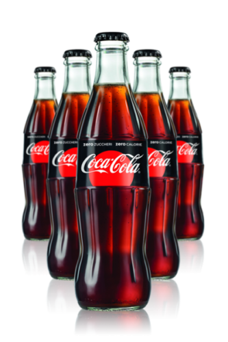 Coca-Cola Zero Vetro 33cl: Confezione con 24 Bottiglie