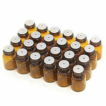 Carica l'immagine nel visualizzatore di Gallery, Yizhao Essential Oil 1ml Amber Sample Glass Bottle, Samll marrone
