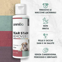 Carica l'immagine nel visualizzatore di Gallery, Animigo Tear Stain Remover per Cani e Gatti - Soluzione Liquida Naturale -...