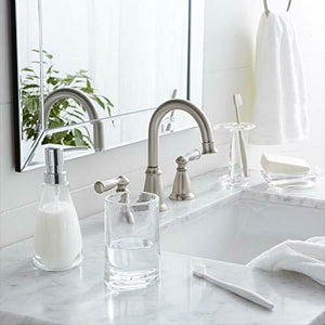 AmazonBasics Vapor - Set di accessori da bagno, 4 pezzi