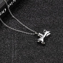 Carica l'immagine nel visualizzatore di Gallery, Pssopp Cane Urn Collana Memoriale Ossa Urna Pet Ciondolo in...