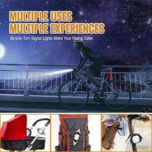 Carica l&#39;immagine nel visualizzatore di Gallery, Fanale posteriore per bici con indicatori di direzione, spia LED freno