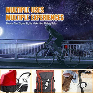 Fanale posteriore per bici con indicatori di direzione, spia LED freno