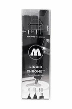 Carica l&#39;immagine nel visualizzatore di Gallery, Molotow Liquid Chrome - Set di 3 pennarelli con inchiostro speciale con...