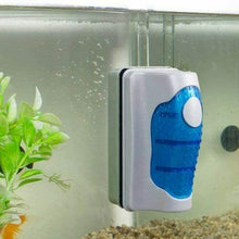 Carica l&#39;immagine nel visualizzatore di Gallery, Spugnetta lavavetri per pulizia acquario, Doppia spazzola a calamita per vetro