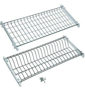 Vigor-Blinky Scolapiatti Acciaio Inossidabile, Argento, 56 cm, 2 unità