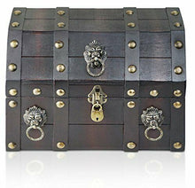 Carica l'immagine nel visualizzatore di Gallery, Scrigno del Tesoro con Lucchetto Vintage Bauletto Stile Antico per Accessori