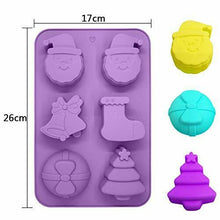 Carica l&#39;immagine nel visualizzatore di Gallery, Christmas stampini in silicone BESTZY 3PCS sapone Silicone stampo per...
