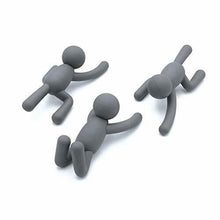 Carica l'immagine nel visualizzatore di Gallery, Umbra Buddy Set di 3 ganci decorativi da parete, per giacche, Grigio Scuro