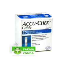 Carica l'immagine nel visualizzatore di Gallery, Accu-Chek Guide 25 Strisce Reattive glucosio sangue glicemia SCAD 05/2021
