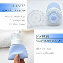 Carica l&#39;immagine nel visualizzatore di Gallery, Set di bottiglie da viaggio portatili Contenitori 4pack