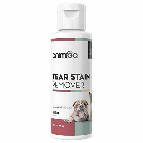 Animigo Tear Stain Remover per Cani e Gatti - Soluzione Liquida Naturale -...