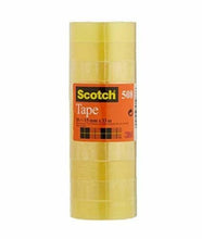 Carica l'immagine nel visualizzatore di Gallery, 10 x Nastro adesivo trasparente Scotch 3M Acrilico, 15 mm x 33 m, Per ufficio