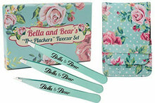 Carica l'immagine nel visualizzatore di Gallery, Bella and Bear, The Pluckers - Set di pinzette per le sopracciglia con...