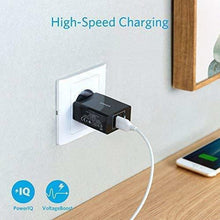 Carica l'immagine nel visualizzatore di Gallery, Caricatore da Parete da 24W, 2 porte USB con Tecnologia di Ricarica Rapida IQ