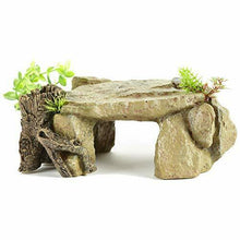 Carica l'immagine nel visualizzatore di Gallery, Pet Ting, grotta nascosta con tronco ornamentale per rettili e pesci