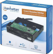 Carica l'immagine nel visualizzatore di Gallery, Lettore di schede di memoria da incasso per slot 3.5" per case PC, Micro SD USB
