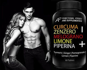 CZMLP+ A.I.F. | 60 CPR | CURCUMA-ZENZERO-MELOGRANO-LIMONE-PIPERINA il...
