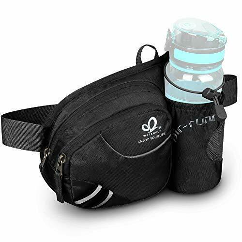 Marsupio Trekking con Portaborraccia Marsupio Sportivo Uomo Donna per