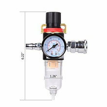 Carica l'immagine nel visualizzatore di Gallery, Hotgod 1/4" BSP Filtro Aria Regolatore Compressore Umidità Trappola Olio...