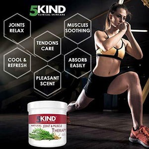 Gel Antidolorifico Naturale 5Kind per Articolazioni e Muscoli ad Azione...