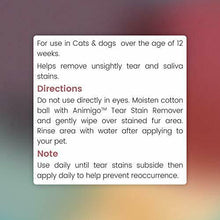 Carica l'immagine nel visualizzatore di Gallery, Animigo Tear Stain Remover per Cani e Gatti - Soluzione Liquida Naturale -...