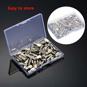 5 mm Perni di Supporto Acciaio con Scatola Stoccaggio, Piatto...
