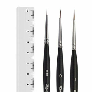 Roubloff | set 3 pennelli| pennelli micropittura unghie | per...