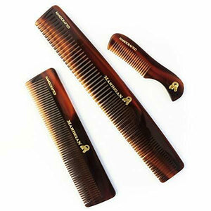 Marbeian Set Di Pettini Per Barba E Baffi Uomo, Fatti A Mano Per...
