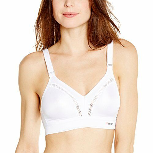 Triumph - TRIACTION WORKOUT N, Reggiseno sport Donna, bianco (Weiß - (I8y)